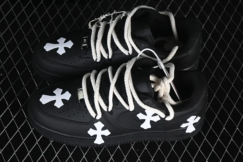 All Categories Nk Air Force 1 Air Force Series Nk Air Force 1 Low Air Force Low Nike Air Force 1'07 Low Black Cross Air Force One Low Casual Shoes CW2288-111